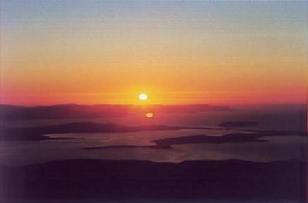 New Millenium sunrise from Mt. Wellington